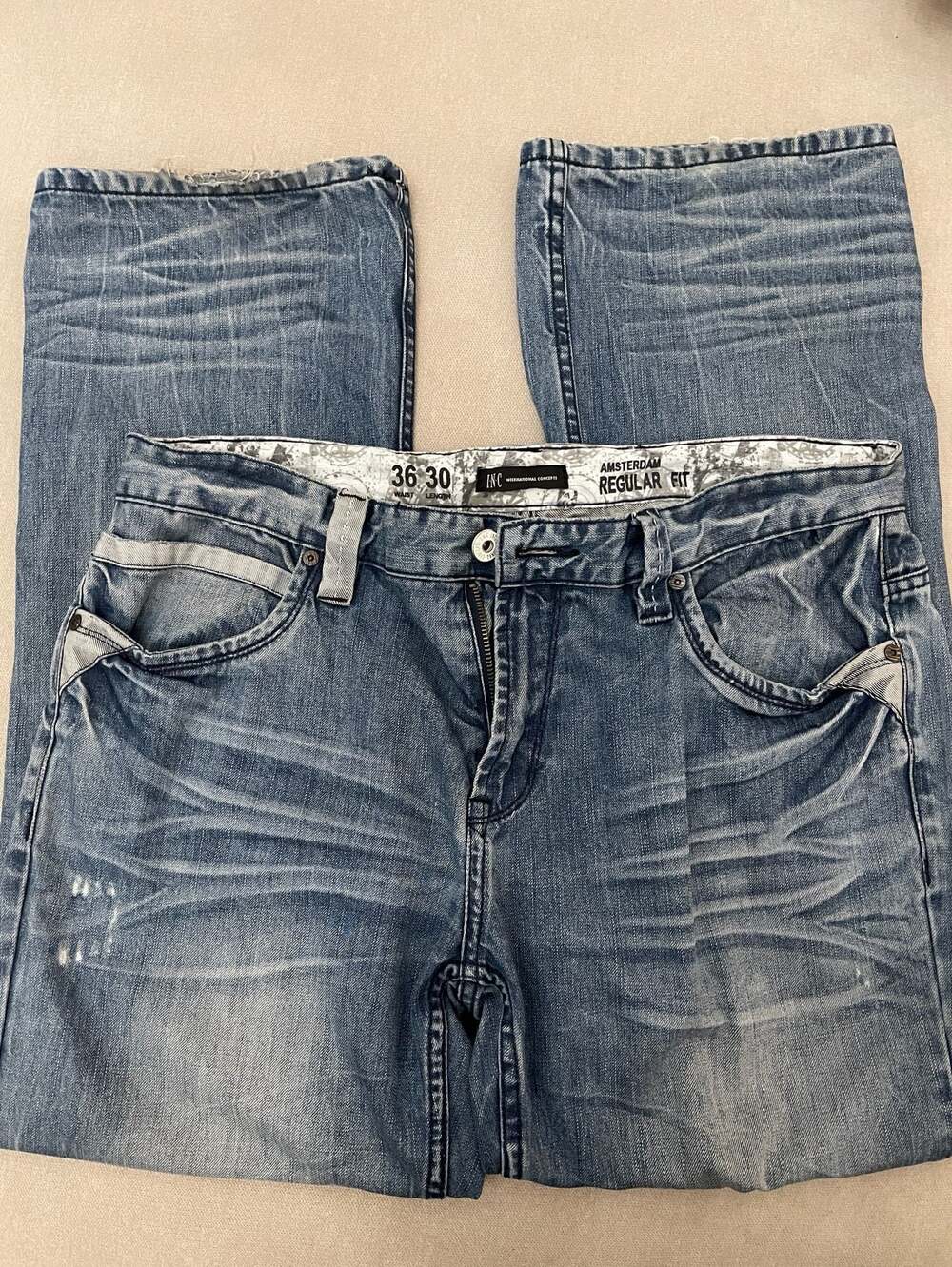INC International Concepts Amsterdam Regular Fit Jeans 36x30
